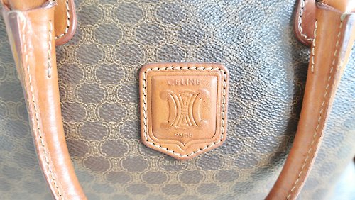 Celine antique bag/portable Boston bag/Vintage bag/PVC material/vintage/medium-hand  bag - Shop with-the-times Handbags & Totes - Pinkoi