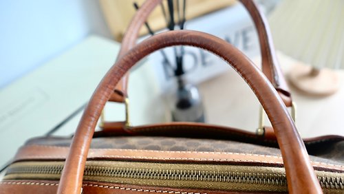 Celine Vintage macadam handbag and boston bag On website search for  (left)AO25913 & (right)AO26219 Free Shipping Worldwide✈️…
