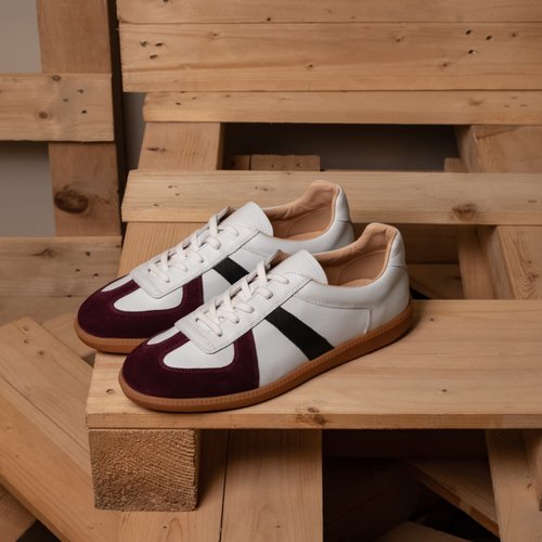 凡人與路-Monazu手工鞋 德訓鞋 小白鞋 男版 38-45