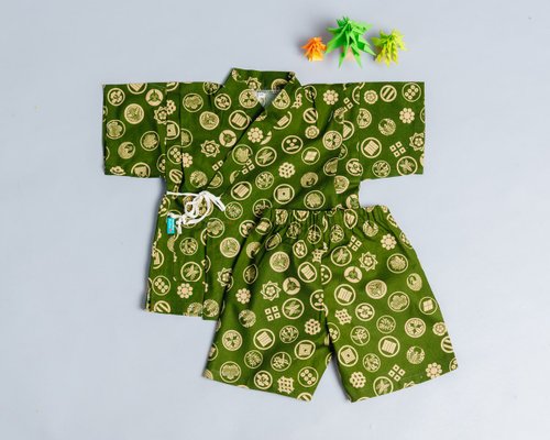 MarMarBarBar手作童衣 甚平和服-和風12 睡衣 嬰兒 包屁衣 連身褲 抓周 新生兒bb衫