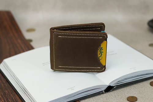 DOMINIC Money Clip / Leather Wallet / Mens Wallet/ Wallet with card slots