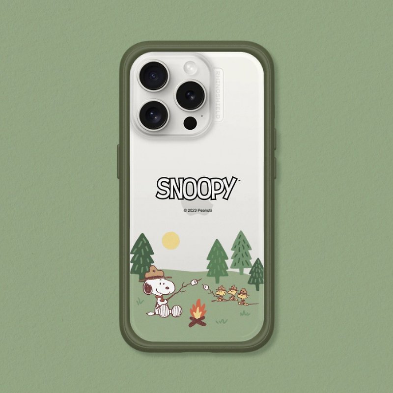 Mod NX フレーム バックカバー 携帯電話ケース∣スヌーピー/キャンプファン for iPhone - スマホアクセサリー - プラスチック 多色
