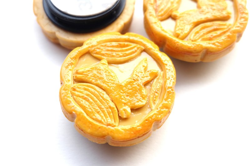 Moon cake Griptok ขนมไหว้พระจันทร์ - อุปกรณ์เสริมอื่น ๆ - ดินเหนียว สีส้ม