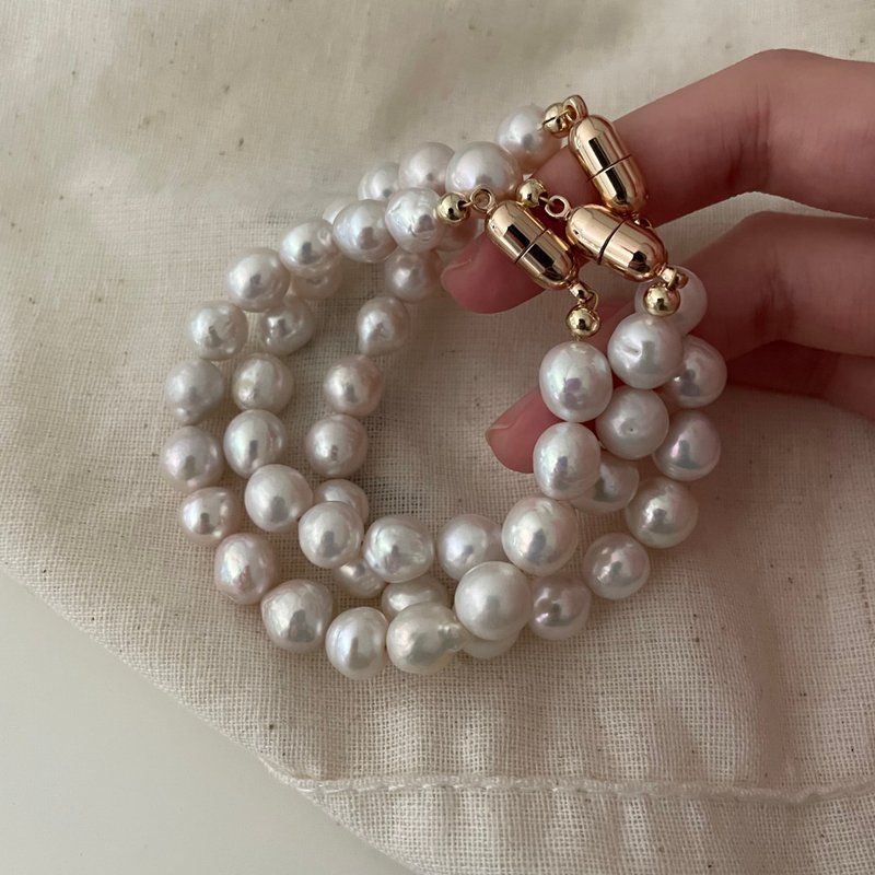 Pure Baroque Pearl Bracelet - Bracelets - Pearl White