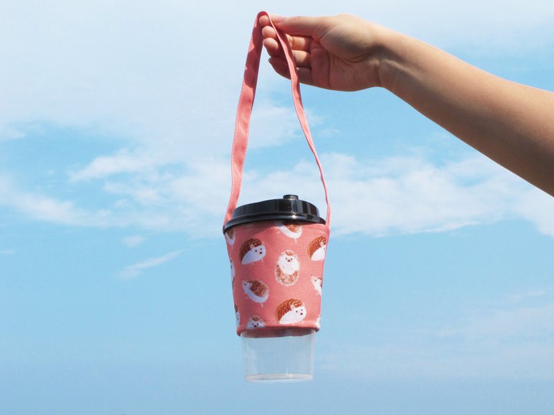 Hedgehog Bubble Tea / Boba Holder/ Carrier Shop hopnbounce Beverage