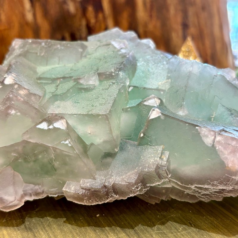 Green Fluorite Raw Stone Spiritual Crystal Heart Chakra Purification - Items for Display - Crystal Green