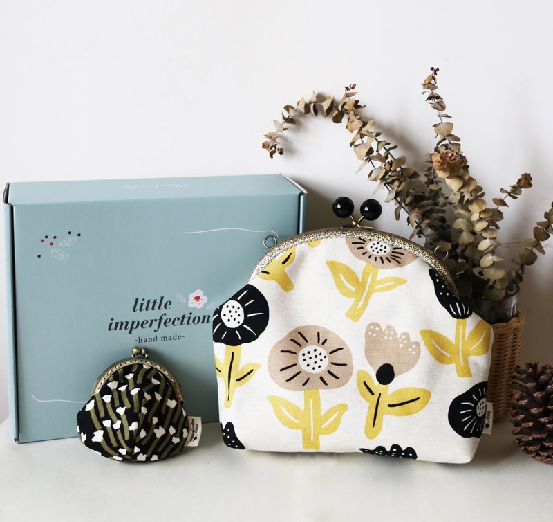 [618 Surprise Bag] Cloth Flower Classic or 3way Gold Bag/Limited Lucky Bag - กระเป๋าแมสเซนเจอร์ - ผ้าฝ้าย/ผ้าลินิน หลากหลายสี