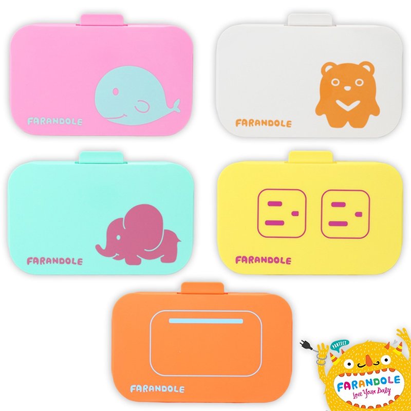 Infant safety protective cover-cute five-piece set - Other - Plastic Multicolor