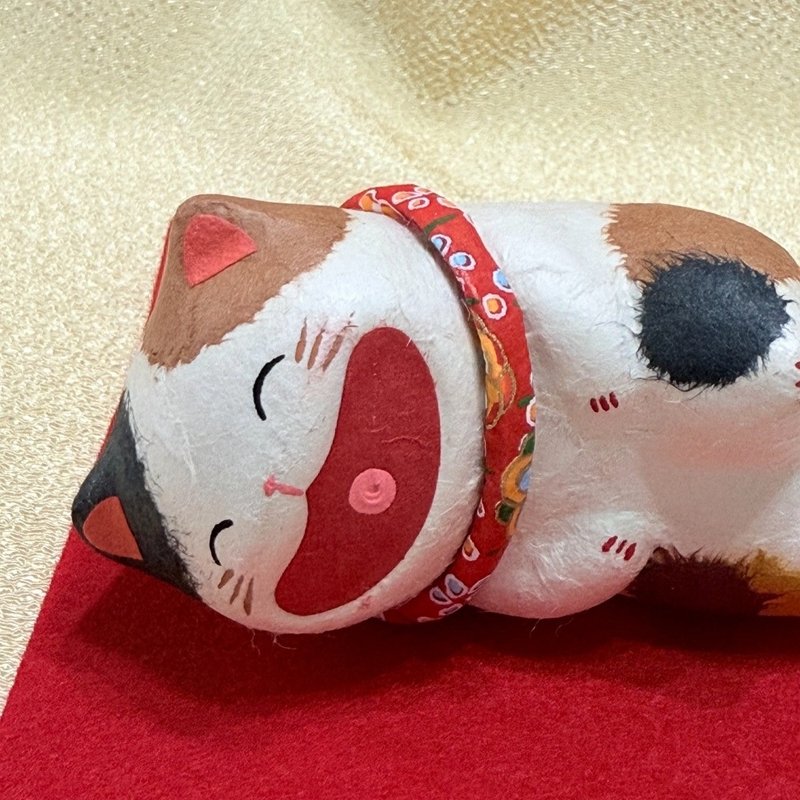 京都手作擺飾-大笑貓(倒)三毛 - 擺飾/家飾品 - 其他材質 
