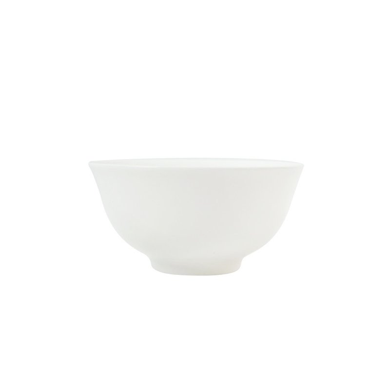 Chinese White 中式純白骨瓷飯碗(11cm) - 碗 - 瓷 白色