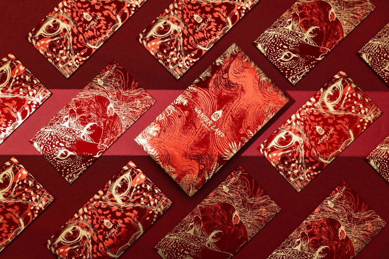 [Fast delivery within 24 hours] High-quality Year of the Dragon luxury red envelopes in a set of 6 - exquisite and stunning - ถุงอั่งเปา/ตุ้ยเลี้ยง - กระดาษ 