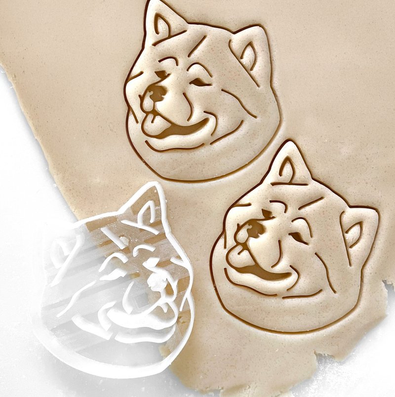 Akita Inu Cookie Cutter  Dog portrait cutter - 其他 - 塑膠 