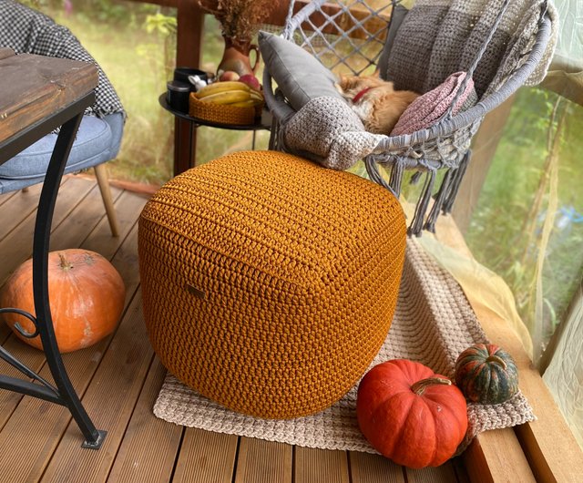 Patio pouf deals