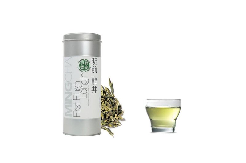 明代龍井茶（杭州緑茶） - お茶 - 紙 ホワイト