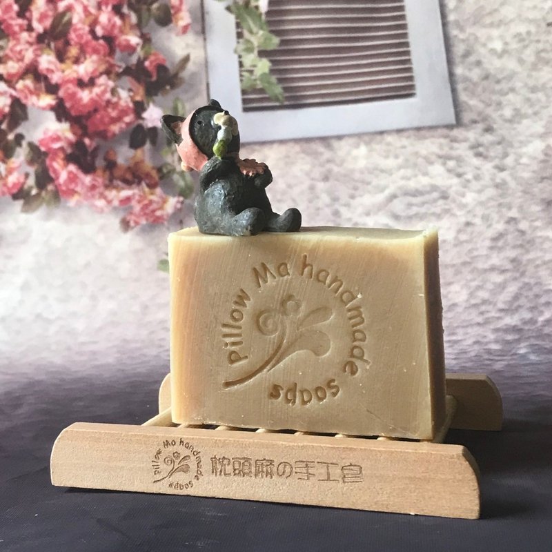 茶玫瑰/茶樹純露 - 肥皂/手工皂 - 植物．花 卡其色