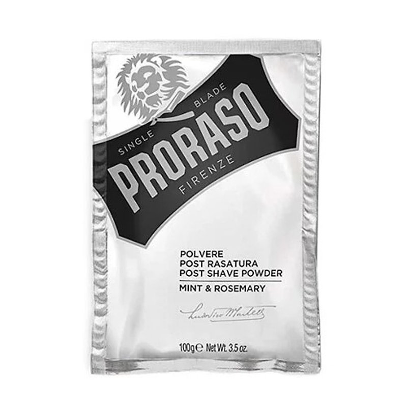 Proraso - Mint Rosemary Body Powder/ Prickly Heat Powder/ Deodorant Powder/ Body Powder - สกินแคร์ผู้ชาย - วัสดุอื่นๆ 