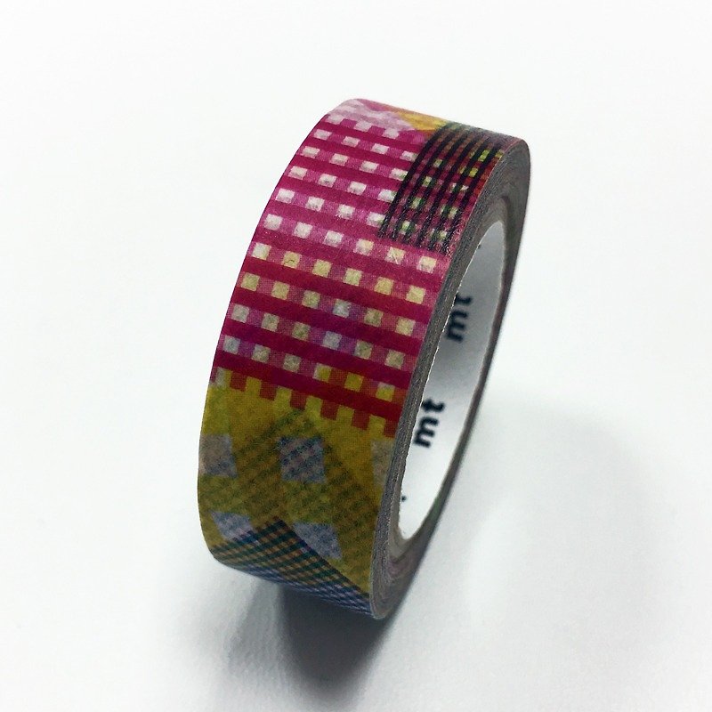 mt Masking Tape factory tour vol.6【Gingham check (MT01K890)】Limited Edition - Washi Tape - Paper Multicolor