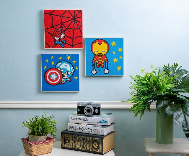 Avengers Marvel Superhero Full Diamond Painting Art for Children Room  Decoration