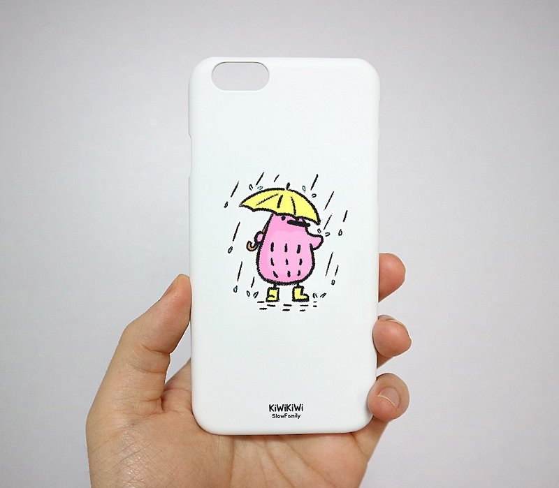 KiWi Phoneケース、iPhone、ギャラクシー、LG、Art Character Cute - スマホケース - プラスチック 多色