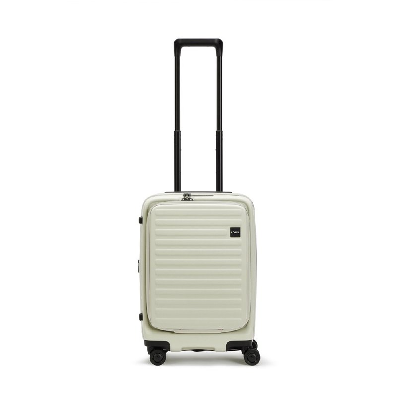 新色!【升級版】【LOJEL】CUBO 21吋前開擴充 登機箱 亞麻白 - 行李箱/旅行袋 - 塑膠 白色