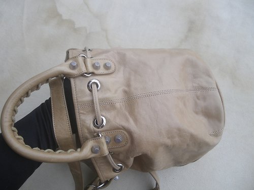 OLD-TIME] Early second-hand old bags Italian-made BALENCIAGA motorcycle bag  - Shop OLD-TIME Vintage & Classic & Deco Handbags & Totes - Pinkoi
