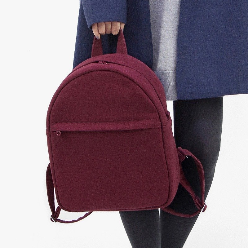 Medium Minimal Simple Backpack in Canvas/Available in 7 colors - Backpacks - Cotton & Hemp Gray