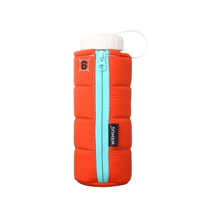 温水ボトルダウンジャケット素敵なピクニックやかんボトルZipperJ500  - ブラッドオレンジ - 水筒・タンブラー・ピッチャー - プラスチック 