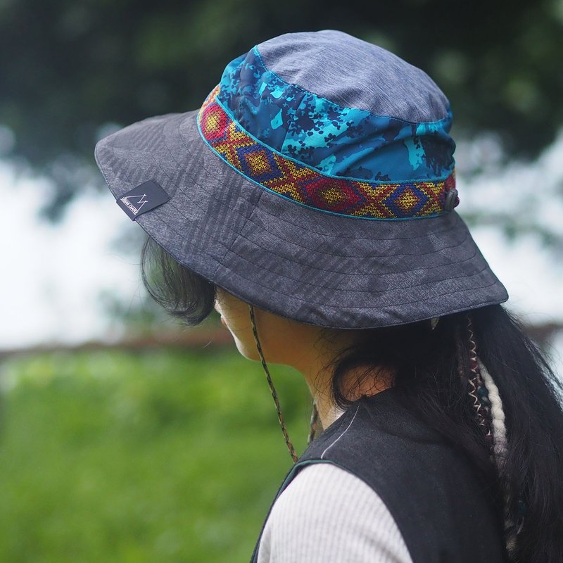 Scrap Bucket Hat Hiking Hat | Handmade in Hong Kong - Hats & Caps - Polyester 