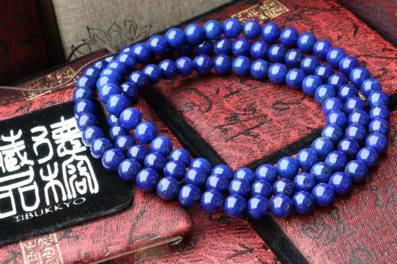 lapis stone bracelets 8mm - สร้อยข้อมือ - เครื่องเพชรพลอย 