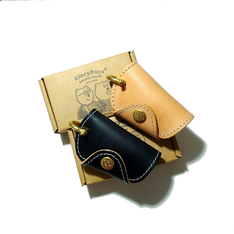 Car key bag/suitable for all major brands of cars - Keychains - Genuine Leather Black