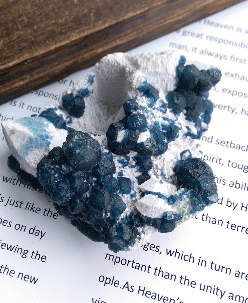 Fluorite 內蒙古產地 藍莓螢石 天然礦石 原礦 - 擺飾/家飾品 - 其他材質 