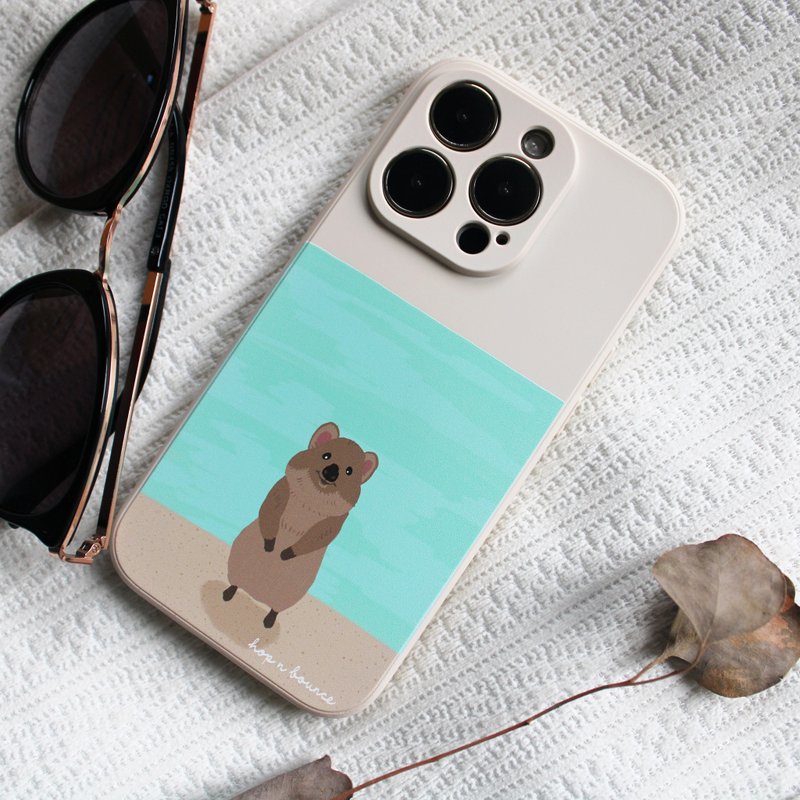 Cheerful Quokka Protective Phone Case (Supports All iPhone Series) - Phone Cases - Plastic 