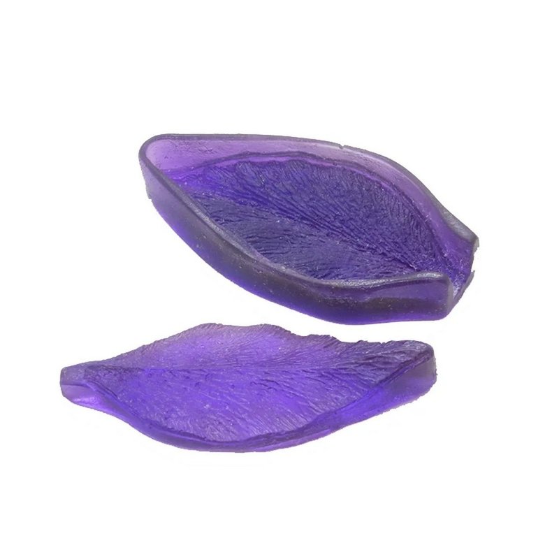 Lily Necklace Resin Mold / Unique Resin Flower Charms Mold / Custom Candle Molds - Candles, Fragrances & Soaps - Plastic Purple