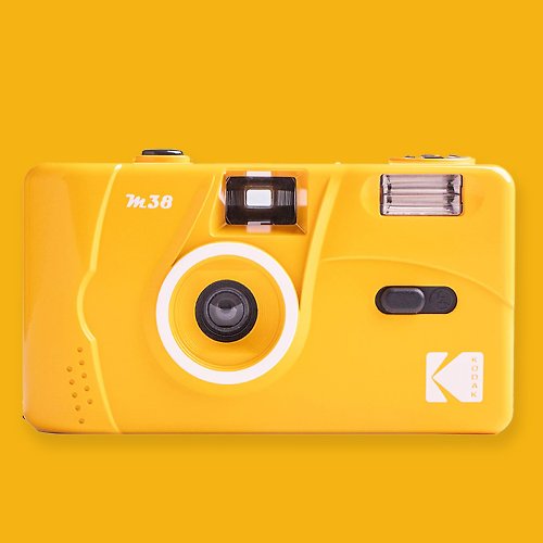 Kodak 柯達底片相機旗艦店 預購【Kodak 柯達】底片相機 M38 Yellow 柯達黃