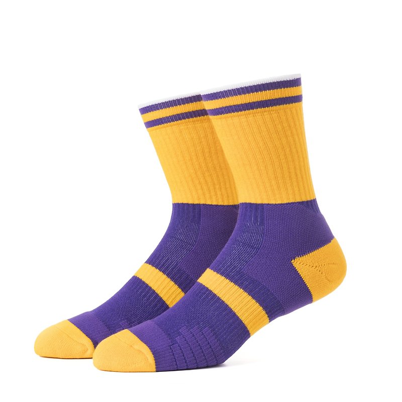 Antao Pro Compression Basketball Socks - Set of 3 Pairs - Socks - Cotton & Hemp Yellow