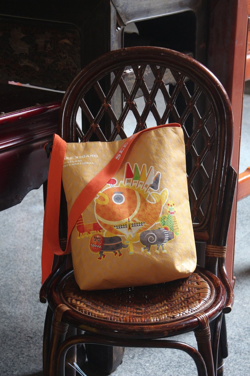 Xiangxiang Wenqing bag - กระเป๋าถือ - วัสดุกันนำ้ สีเหลือง