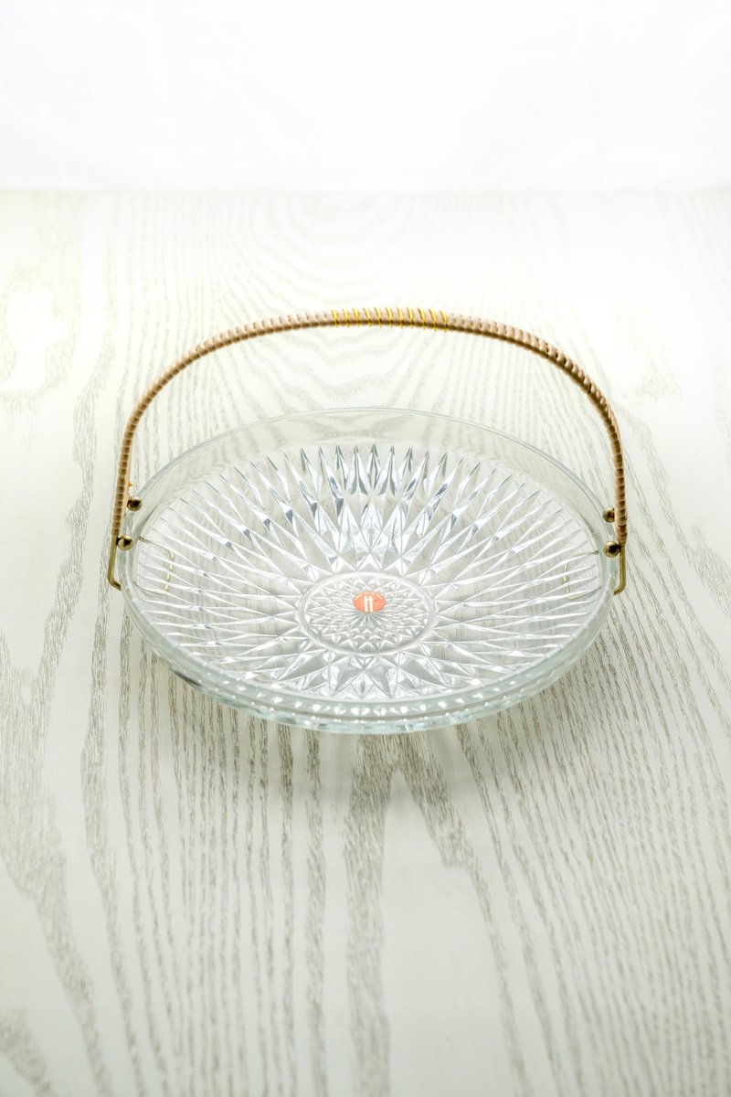 日本製 HOYA GLASS 19公分水果點心玻璃盤 庫存新品  台灣免運 - 盤子/餐盤/盤架 - 玻璃 透明