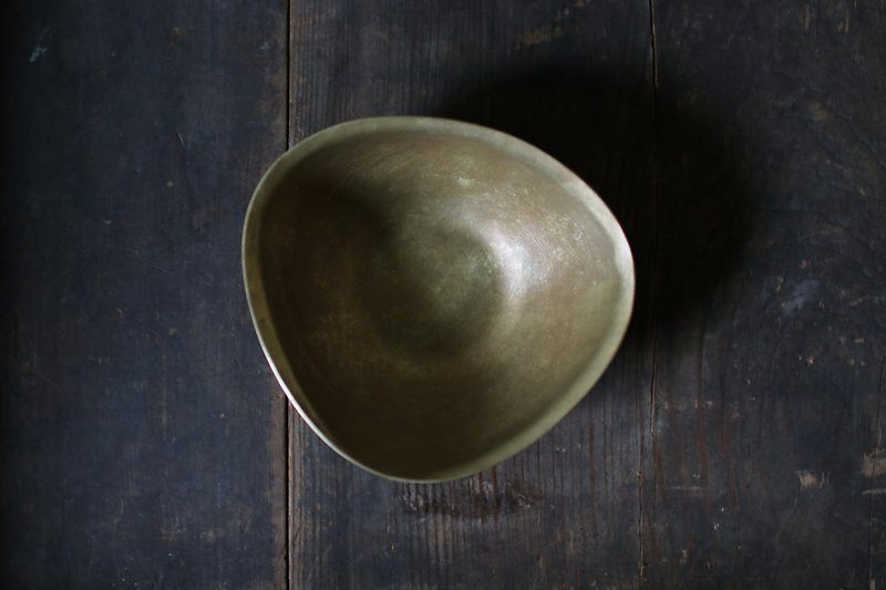 Tanaka Bronze _ Brass Bowl C3 - ถ้วยชาม - ทองแดงทองเหลือง สีทอง