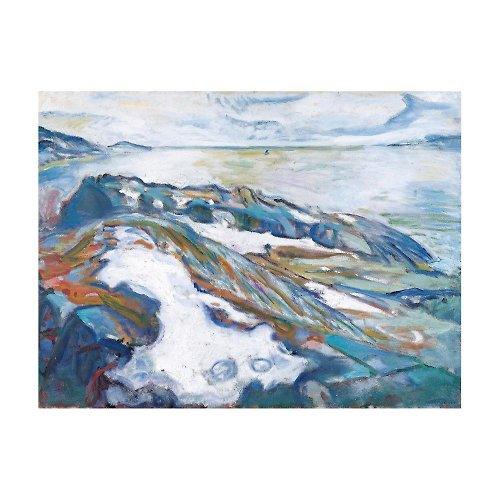 LIGHTO 光印樣 【藝術掛畫】Edvard Munch | Winter landschaft (冬季風景)