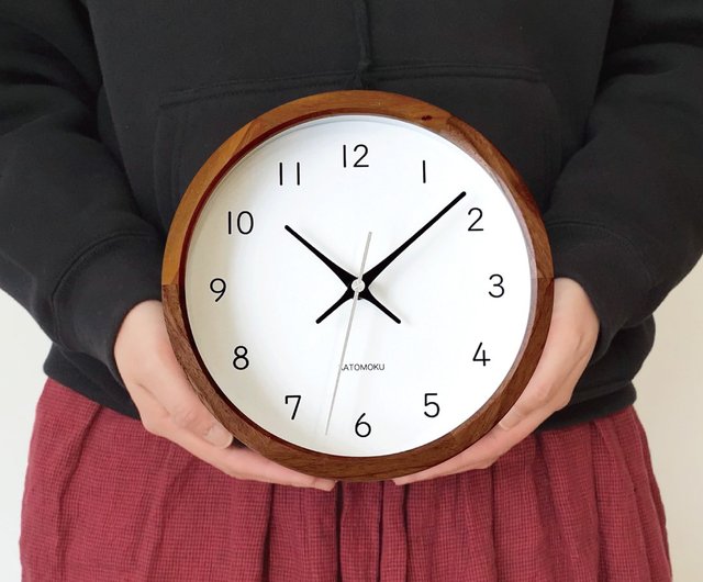 KATOMOKU Muku clock 19 S-size ウォールナット km-130WA