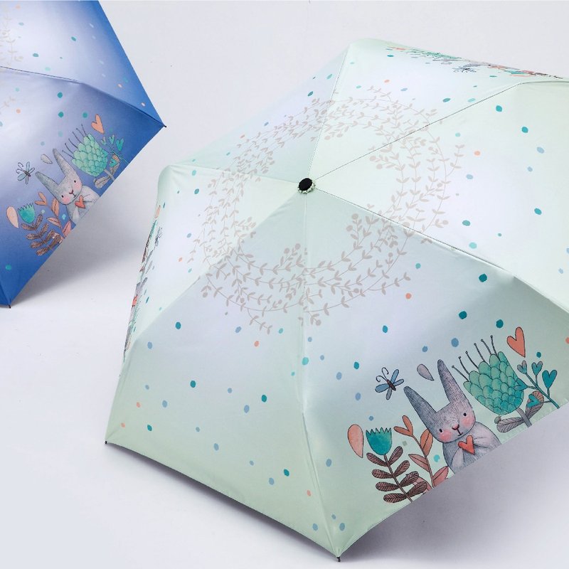 愛麗絲小兔 全遮光 省力好輕收自動傘 晴雨傘 - 雨傘/雨衣 - 防水材質 多色