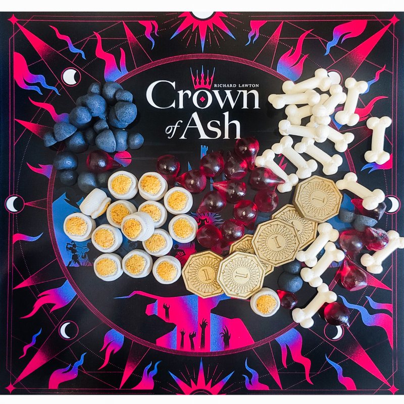與 Crown of Ash 棋盤遊戲兼容的豪華資源代幣 - 桌遊/卡牌 - 其他材質 