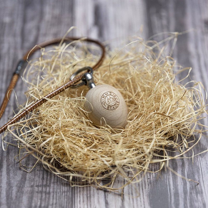 小獵犬號櫸木鳥笛項鍊 - 項鍊 - 其他材質 銀色