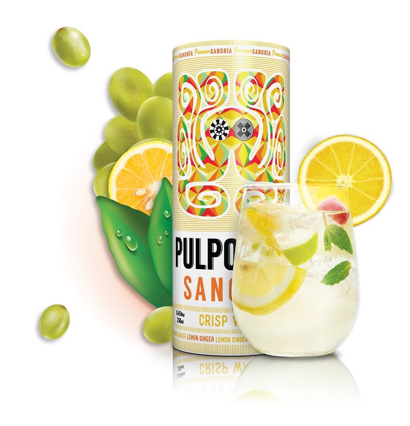 Pulpoloco 西班牙 桑格利亞水果白酒 紙罐裝 250ml | ALC 5.5% - 酒類 - 紙 