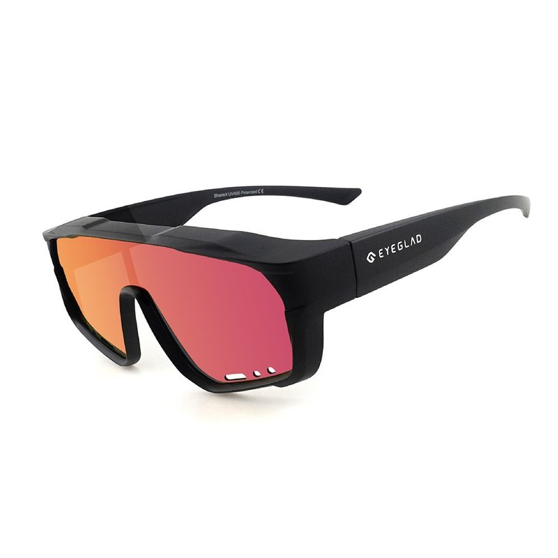 ShadeX 軽量スポーツオーバーグラス | 曜影紫金 - サングラス - プラスチック 