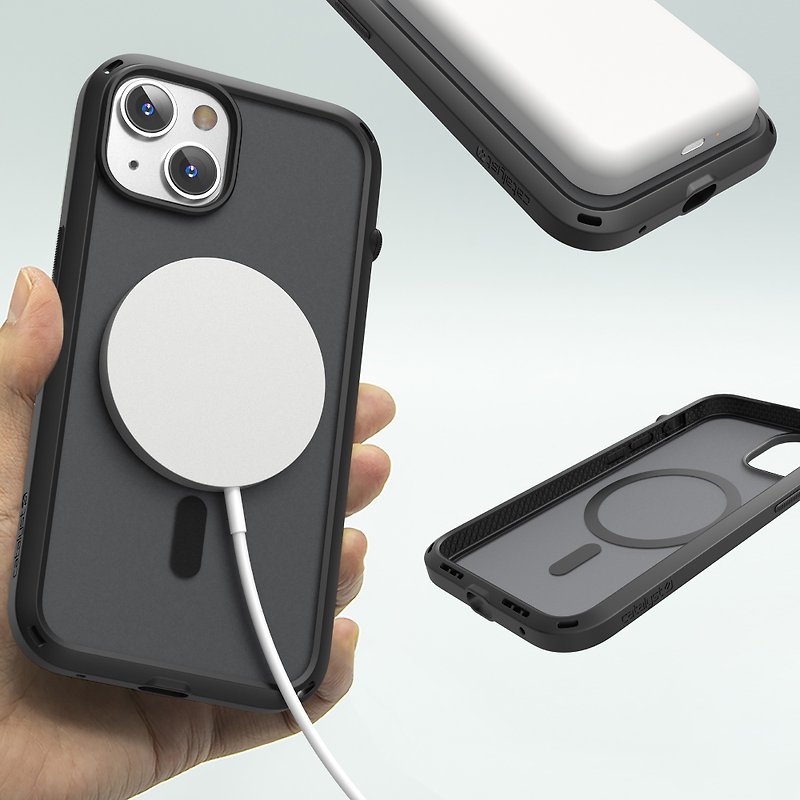 CATALYST iPhone14 / 13 (6.1) MagSafe Shock Resistant Case (2 Colors) - เคส/ซองมือถือ - เส้นใยสังเคราะห์ หลากหลายสี