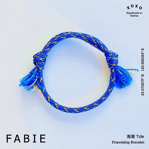 FABIE 菲比 海潮藍手環 Stand Up for Love & Peace