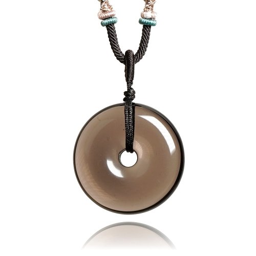 正佳珠寶 Gemsrich Jewelry 【正佳珠寶】黑曜石 高品冰種黑曜平安扣 冰種黑曜石吊墜