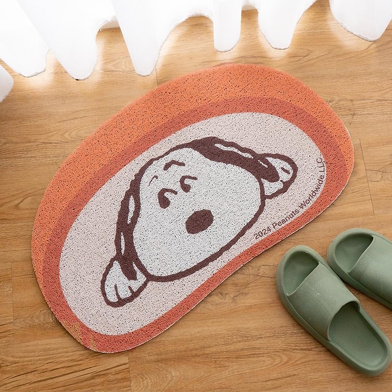 Snoopy Bakery Mud Scratching Floor Mat Swiss Roll - Rugs & Floor Mats - Plastic Multicolor