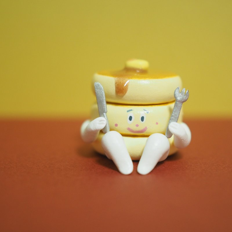 Pancake-chan - 公仔/玩偶 - 黏土 橘色